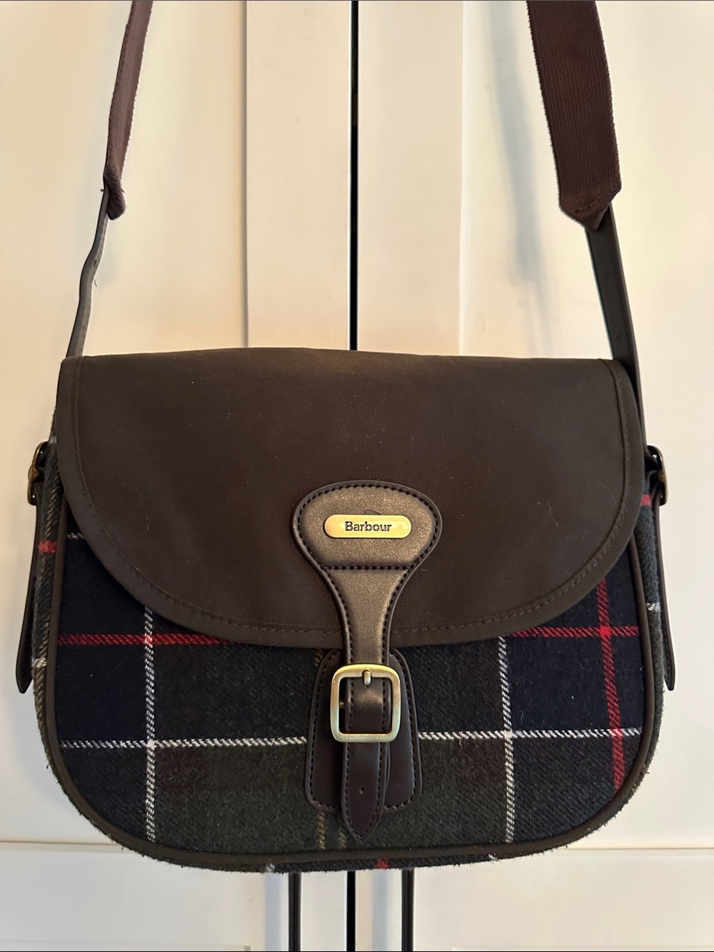 BARBOUR PLAID CROSSBODY